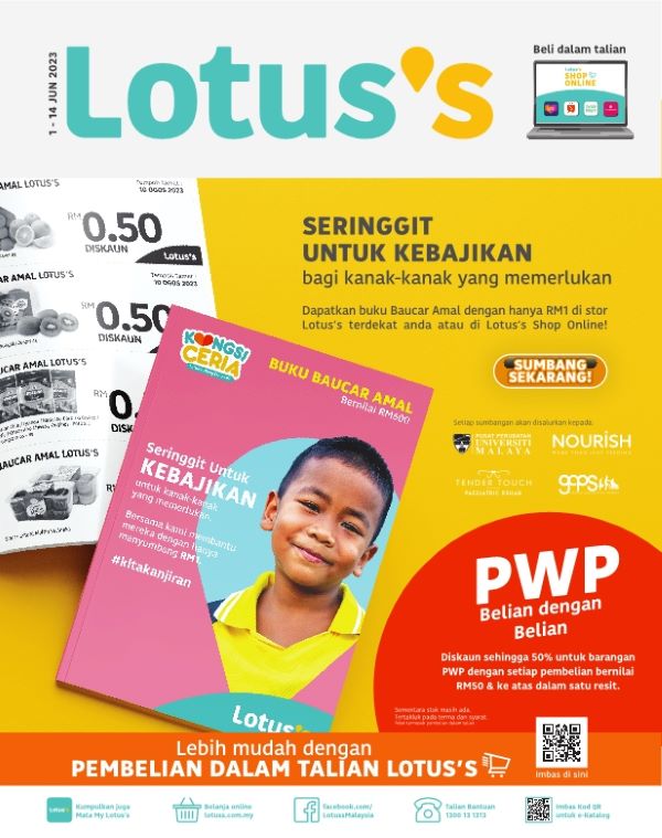 Lotus/Tesco Promotion : Weekly Catalogue (1 June 2023 – 14 June 2023)