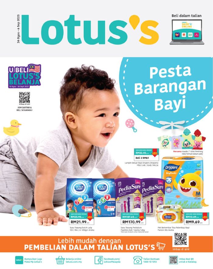 Lotus/Tesco Promotion : Weekly Catalogue (24 August 2023 – 6 September 2023)