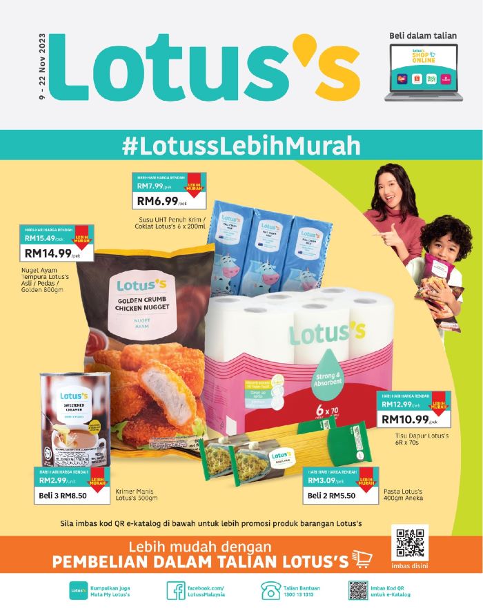Lotus/Tesco Promotion : Weekly Catalogue (9 November 2023 – 22 November 2023)