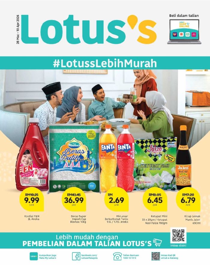 Lotus/Tesco Promotion : Weekly Catalogue (28 March 2024 – 10 April 2024)