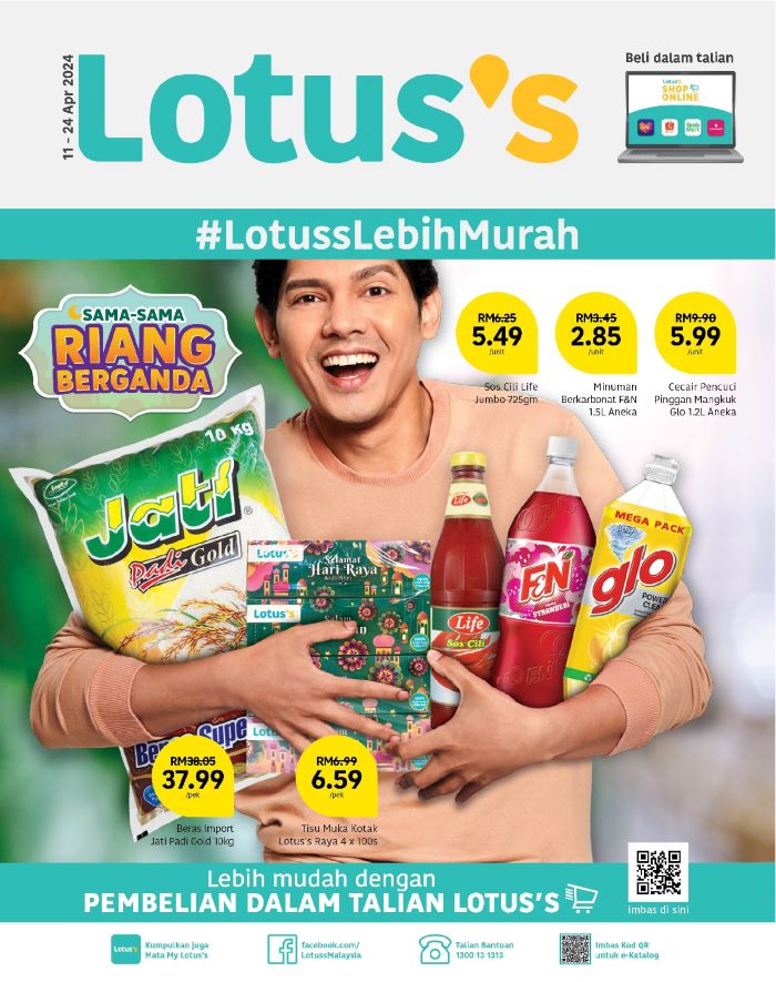 Lotus/Tesco Promotion : Weekly Catalogue (11 April 2024 – 24 April 2024)